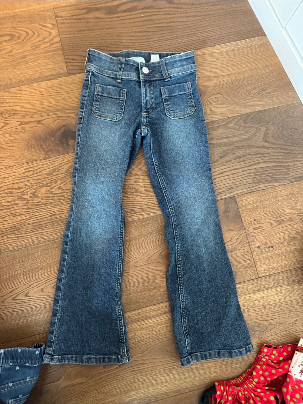 H&M Dark Blue Flared Jeans
